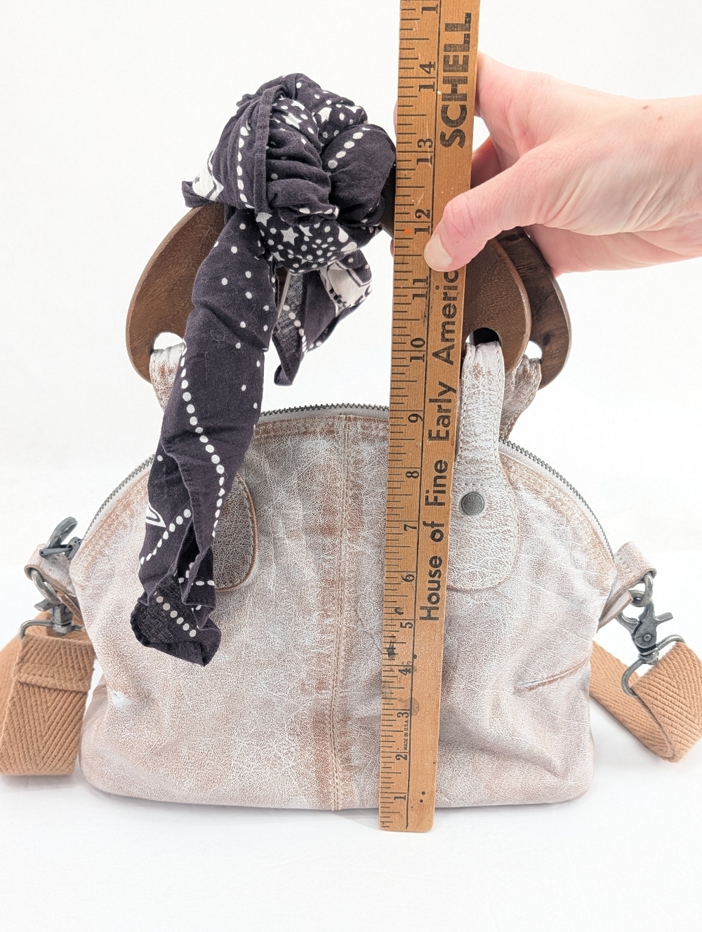 Free People We The Free Baby Willow Tote Bag *FLAWED* Festival Boho Cowgirl - Picture 12 of 16